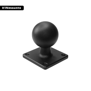 VINmounts Support à rotule marin en aluminium de 1,5 pouce, taille C, base rectangulaire avec espacement des trous de 38x38 mm pour l'électronique marine VIN-C-037 - Product Image 1