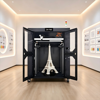 Imprimante 3D industrielle FDM haute vitesse ZTEK T600, grand format 600*600mm, quatre couleurs, 600mm/s, pour sculpture et portrait, art, statue
