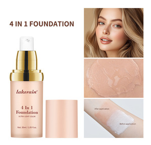 Lakerain Beauty Long Lasting 4-in-<strong>1</strong> Love Your Concealer Full <strong>Coverage</strong> Liquid Foundation Hydrating <strong>Formula</strong> Waterproof Makeup - Product Image 5
