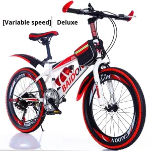 Bicicleta de montaña para niños de acero de velocidad Variable personalizada, suspensión delantera/trasera de 20 pulgadas, 21 velocidades, niños y niñas de 8 a 14 años - Product Image 3