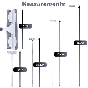 Dooso, superventas, disponible en <span class=keywords><strong>ambos</strong></span> <span class=keywords><strong>lados</strong></span>, escobilla de goma de varilla larga, limpiador de ventanas, limpieza para limpieza de vidrios de automóviles - Product Image 5