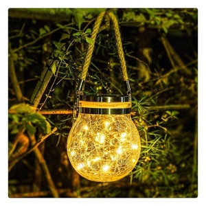 Luz <span class=keywords><strong>Solar</strong></span> LED Multicolorida Impermeável para Decoração de Natal em Potes de Vidro para Decoração de Árvores - Oferta Imperdível - Product Image 1