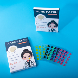 Pronto Stock idrocolloide Anti Acne Patch Cartoon animale motivo fiore pieno viso Acne Patch brufoli per <span class=keywords><strong>pelle</strong></span> sensibile - Product Image 3