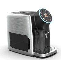 Machines à café automatiques italiennes à écran rond intelligent avec 19 bars de pression pour café DIY