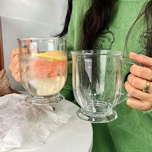 Vente en gros personnalisée de tasses transparentes de haute qualité, tasses vintage, ensembles de tasses pour le café et le thé - Product Image 5