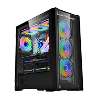 LOVINGCOOL 2027 Boîtier PC de bureau gaming de haute qualité, populaire, RGB M-ATX/ITX, châssis d'ordinateur