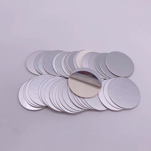 Coperchio per bottiglia a induzione per uso alimentare in alluminio rivestimento di tenuta per batocchiolo sigillante pillole/medicinali/<span class=keywords><strong>capsule</strong></span> di plastica/bottiglie di vetro tagliate rivestite - Product Image 5