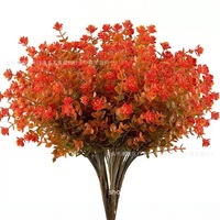 Ramo de Flores Artificiales de Eucalipto, Camelia, Lavanda y Margarita para Otoño, Planta Artificial de Simulación