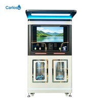 Distributeur d'eau pure OEM & ODM avec corps métallique et design moderne, station de remplissage d'eau pour bus/autocars/gares ferroviaires