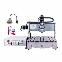 500W CNC routeur graveur 3040 3 axes 4 axes 3020 métal sculpture sur bois fraiseuse vis à billes Kit Port USB 300x200mm 300x400mm