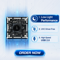 Caméra UVC Plug and Play 4K, résolution 8MP (3840x2160), capteur CMOS 1/2,8 pouces, connectivité USB, pour drones et robotique