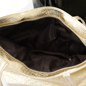 Borse Tote in PU di Grande Capacità, Borsa a Tracolla con Motivo <span class=keywords><strong>Coccodrillo</strong></span>, Borsa da Donna alla Moda in Stile <span class=keywords><strong>Europeo</strong></span> e Americano - Product Image 4