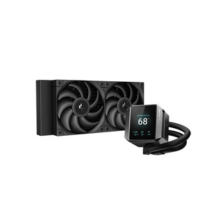 DEEPCOOL MYSTIQUE 240 tempête de glace 240mm écran LCD plage de vitesse complète support de <span class=keywords><strong>radiateur</strong></span> de refroidissement par <span class=keywords><strong>eau</strong></span> à faible <span class=keywords><strong>bruit</strong></span> LGA1200 AM4 - Product Image 1