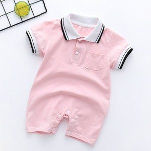 Tutina Estiva in Cotone <span class=keywords><strong>per</strong></span> Neonati, Pagliaccetto a Maniche Corte in Maglia <span class=keywords><strong>per</strong></span> Bambini e Bambine, Stile Casual Uniforme da Baseball - Product Image 3