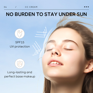 Crème <span class=keywords><strong>CC</strong></span> naturelle LAIKOU Tout-en-un Crème correctrice de couleur Affiner les pores Contrôle de l'huile Maquillage de base Fond de teint Crème solaire - Product Image 5