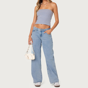 Nouvelle Arrivée 2026 : <span class=keywords><strong>Jean</strong></span> Rétro Y2K pour Femme – Coupe Droite Ample pour Tenue Quotidienne Décontractée - Product Image 4