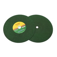 Disque de découpe abrasif en oxyde d'aluminium WGW Green 14" 355*2.5x25.4 pour meuleuse d'angle, haute dureté 80m/s - Fabriqué dans le Hebei