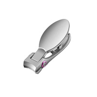 WELLFLYER NC-842 nouveauté en acier inoxydable anti-éclaboussures ouverture de la mâchoire large coupe-ongles manucure ensemble coupe-ongles personnalisable