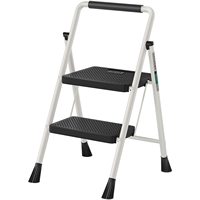 Echelle pliante de rangement en métal Echelle pliante compacte en acier à 3 marches pour la maison Marches de chaise