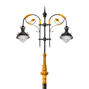 Paesaggio antico in ghisa di alluminio pali della lampada di lusso per esterni Design per le ville comunità Street Garden illuminazione nuovo concetto - Product Image 2