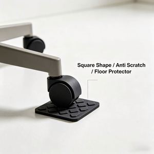 Universal Square EVA Foam Anti Scratch <b>Pad</b>, Friction Resistant Buffer Mat for Office <b>Chair</b> Leg and Floor Full protection - Product Image 1