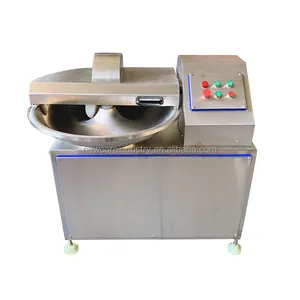 Stainless steel meat processor bowl cutter