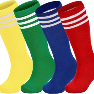 Cotton Soccer <b>Socks</b> for Boys Softball <b>Socks</b> Youth Athletic <b>Socks</b> Boys Girls Knee High Sport Running Breathable - Product Image 1