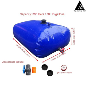 Bâche en pvc pliable flexible Portable récolte collecte réservoir d'eau stockage réservoir à vessie pour l'irrigation agricole - Product Image 3