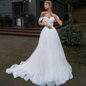 LY-WD0178 abito <span class=keywords><strong>da</strong></span> <span class=keywords><strong>sposa</strong></span> <span class=keywords><strong>taglie</strong></span> <span class=keywords><strong>forti</strong></span> <span class=keywords><strong>per</strong></span> spose abito <span class=keywords><strong>da</strong></span> <span class=keywords><strong>sposa</strong></span> elegante stile classico bianco lungo fino al pavimento - Product Image 1
