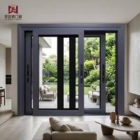 Fenêtres coulissantes en aluminium à double vitrage, économie d'énergie, étanches, coupe-vent, à rupture de pont thermique pour maison