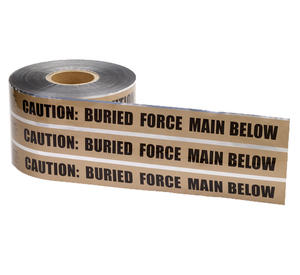 Cinta de Advertencia de Aluminio Detectable Subterránea de Alta Calidad con Logotipo Personalizado - Product Image 3