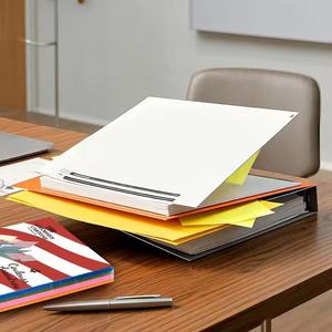 Papieren Dossiermappen Materiaal Zak Enveloppen 4-kleuren Hoogwaardig Kaartpapier Manila Chemises Kartonnen Kantoorbenodigdheden Verdikt - Product Image 6