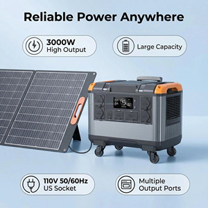 3000W 2688Wh Solar <b>Generator</b> EU Socket For Camping Ohne Stromanschluss Wilderness Campsite <b>Power</b> - Product Image 3