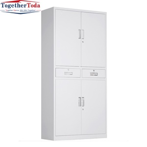 Armoire de rangement de bureau en métal moderne, réglable, écologique et durable, personnalisable, avec 2 tiroirs, pour la maison, le bureau, la chambre et la cuisine - Product Image 1