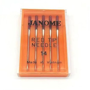<span class=keywords><strong>Agujas</strong></span> <span class=keywords><strong>de</strong></span> punta roja para máquina <span class=keywords><strong>de</strong></span> <span class=keywords><strong>coser</strong></span> doméstica (1 paquete = 5 unidades) - Product Image 3