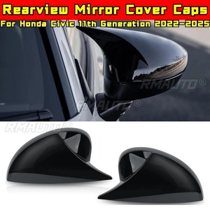 Coques de rétroviseurs latéraux, pièces extérieures pour Honda Civic 11ème génération 2022-2025, accessoires de voiture - Product Image 2