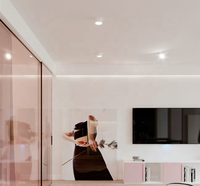 Spot lumineux led rectangulaire rotatif, design moderne, double spot, en acrylique, nouveau modèle