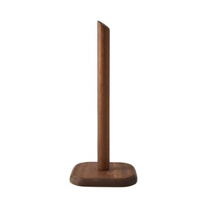 Solid Wood Standing <b>Paper</b> Towel Holder Modern Simple Design Desktop Tissue Roll Stand Multipurpose Home <b>Kitchen</b> Use - Product Image 5