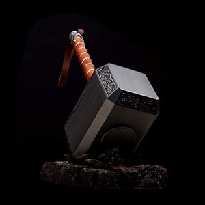 <span class=keywords><strong>Marteau</strong></span> <span class=keywords><strong>de</strong></span> <span class=keywords><strong>Thor</strong></span> <span class=keywords><strong>en</strong></span> métal pur grandeur nature 1:1, 45 cm, <span class=keywords><strong>jouet</strong></span> <span class=keywords><strong>en</strong></span> alliage métallique - Product Image 4