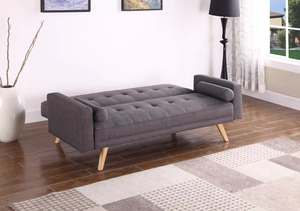 Divano <span class=keywords><strong>Letto</strong></span> Moderno di Alta Qualità in Tessuto Grigio per Soggiorno o Camera da <span class=keywords><strong>Letto</strong></span> - Product Image 6