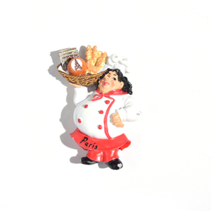 יצרן מזון מותאם אישית מקרר מזון מגנטים קערה חמודה 3D צורה אפוקסי שרף donut מקרר - Product Image 1