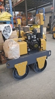 Compacteur vibrant à double tambour portatif XMR060 de 600 kg