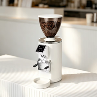 Moulin à café à dosage chronométré en gros, précision 0,1g, meules plates de 64mm, pour café, hôtel, restaurant