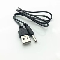 Kabel Daya USB AM ke DC 3.5*1.35mm DC35135 5V 1M, Kabel Pengisi Daya USB ke Jack DC untuk Router, Lampu LED, Kamera CCTV, Kipas Mini