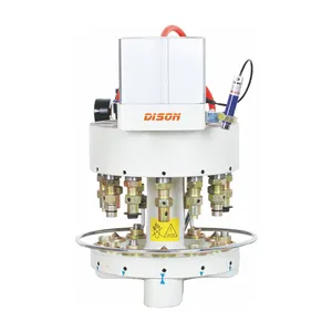 DS-12-100 12 heads pneumatic button attaching hole sewing making machine