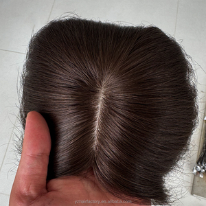ผมแท้รัสเซียสีน้ำตาลยาวแบบ Remy สำหรับผู้หญิง ขนาด 3x5 นิ้ว แบบ Silk Topper - Product Image 6