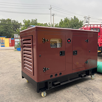 Groupe électrogène diesel silencieux remanufacturé 200 KVA résistant aux hautes températures, avec capot insonorisé tropicalisé, pour le Moyen-Orient