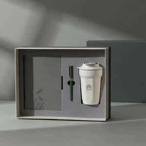 แก้วกาแฟคุณภาพสูงและสมุดโน้ตดีไซน์เรียบหรูพร้อมปากกา สำหรับธุรกิจ ฉลองครบรอบ ไอเดียของขวัญ - Product Image 6