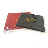 Couverture d'album en cuir personnalisée Scrapbook Album Feuille d'or Taille 6R Albums Photo avec emballage de sacs Opp