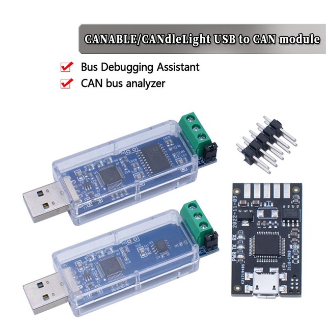 CANable USB to CAN Canbus Debugger Analyzer Adapter CAN Isolated/non Isolated Version CANdleLight CANABLE PRO